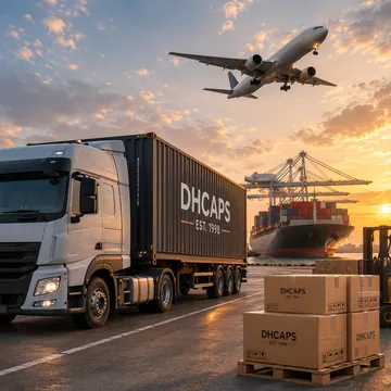 DHCAPS export packing and international shipping logistics