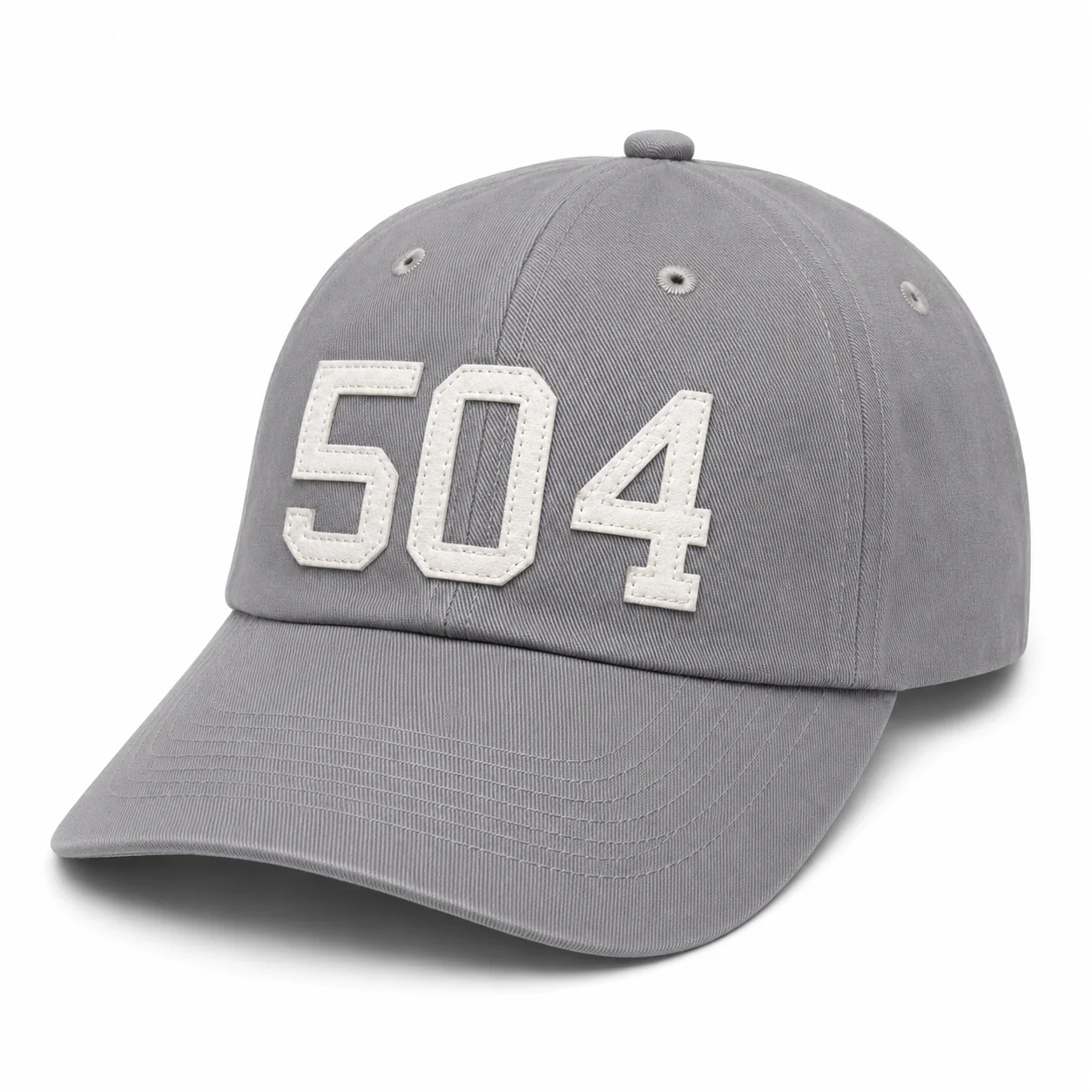 Felt-Embroidered Sports Cap â€” front left 3q